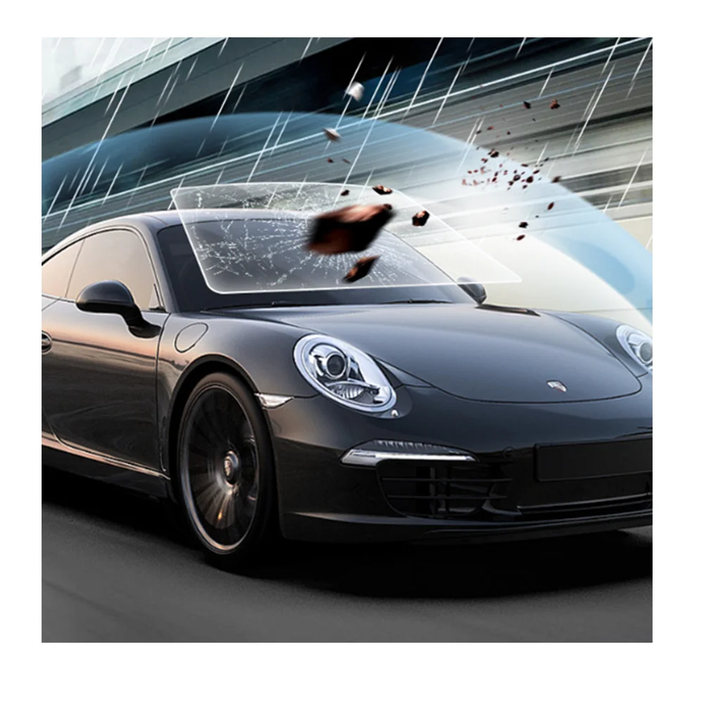 PET Explosion Proof Armored Windshield Protection Glass Film For Car Automotive Window Film Decoration