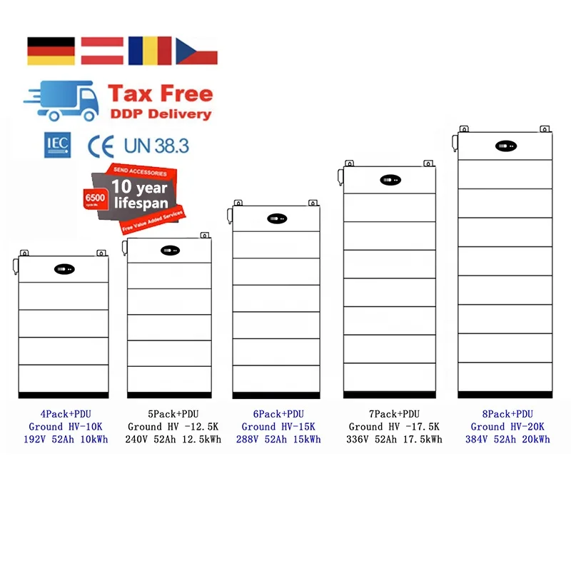 New Upgrade Solar High Voltage Lifepo4 192V 240V 288V 336V 384V HV Battery Pack For GOODWE Hybrid Inverters ET BT EH BH ES PLUS+