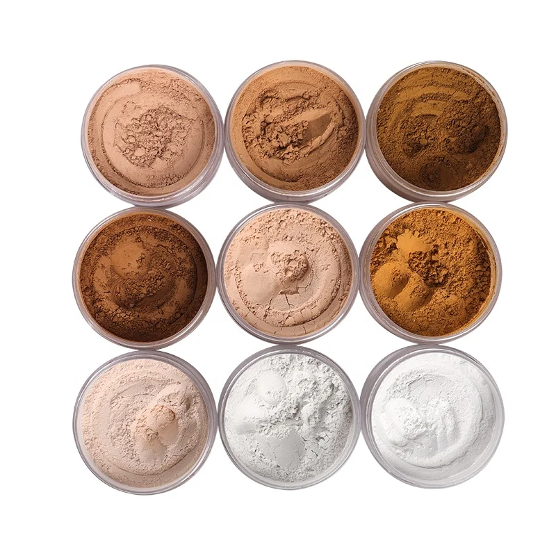 Pudaier 12 Colors Facial Loose Powder Setting Foundation Powder Concealer Brighten Makeup Waterproof Western Sea Anti