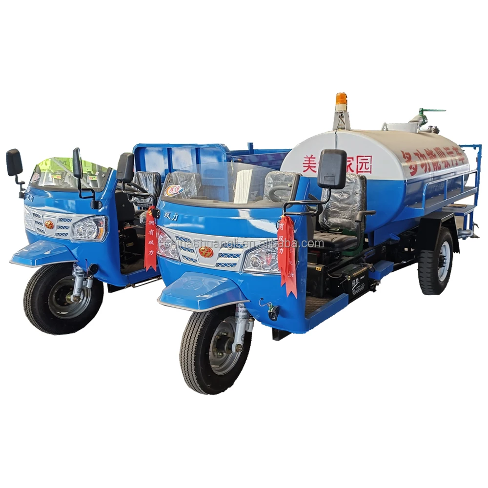 High performance and multi-purpose Tilt dump 3 wheel diesel tricycles