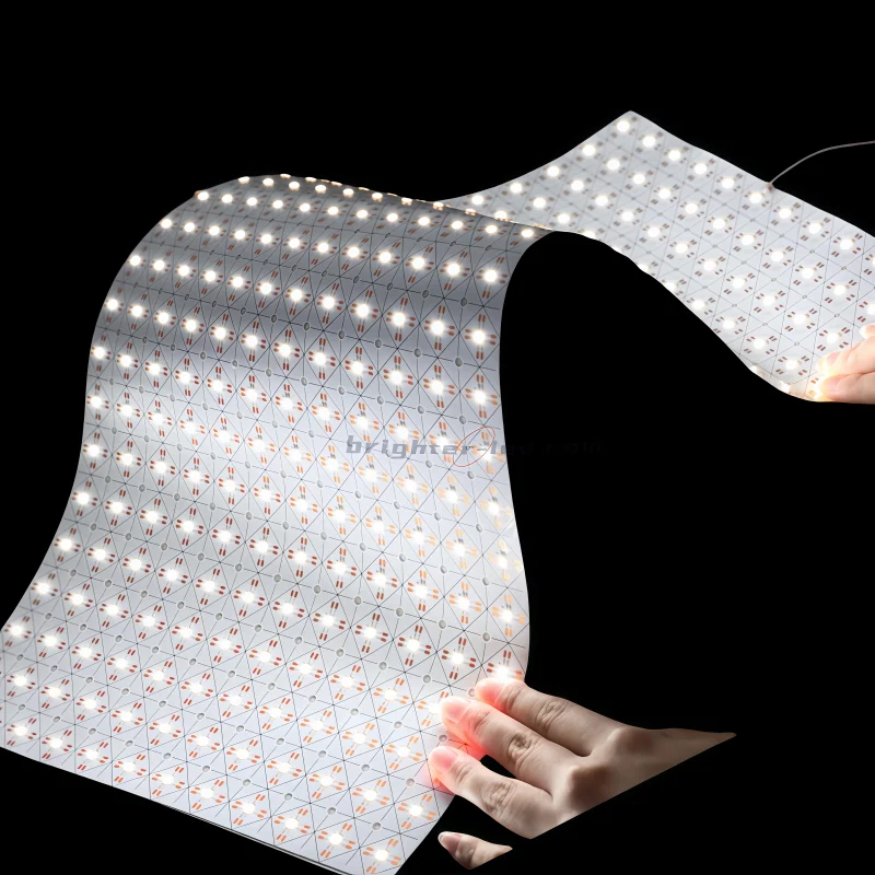Ultra Thin 24V SMD 2835 392Leds/PC Single Cuttable Flex Backlight Panel Flexible LED Light Sheet