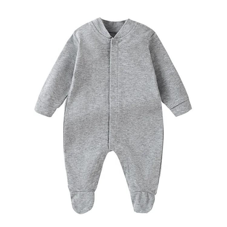 customized manufacturer cotton front door romper baby coveralls jumpsuit one piece