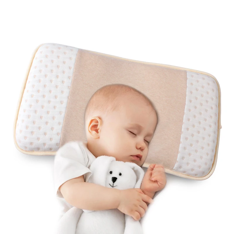 Высококачественная мягкая хлопковая детская подушка для сна и шеи с эффектом памяти, детская подушка на танкетке