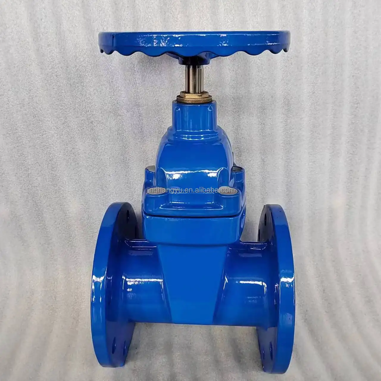 Brass nut on top DIN 3352 GGG50 GGG40 PN16 PN10 Ductile Iron Resilient Seal Gate Valve with brass