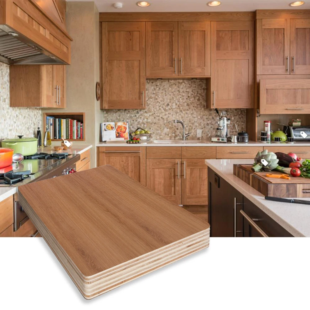 Custom 3mm to 25mm birch/osb/poplar/pine melamine wooden panel hardwood fancy plywood