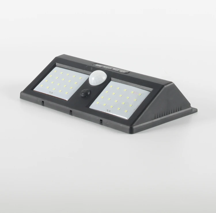 motion sensor wall light SMD 20*2 solar wall light outdoor for patio deck yard garden