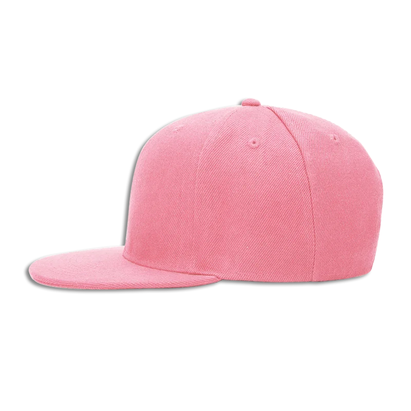 Мужская Регулируемая Снэпбэк Кепка из 100% хлопка с высокой структурированной короной и плоским
