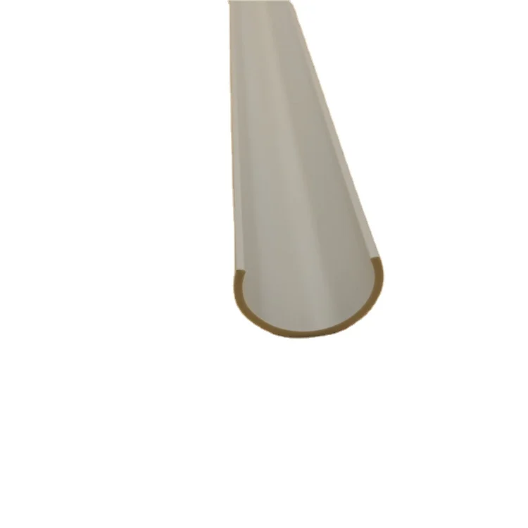 
Custom Plastic Pvc half round tube cover 