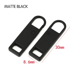 Removable zipper head electroplating zipper pull head men and women luggage clothing unlock lock head zipper piece