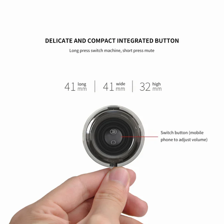 Rechargeable In-Line Speaker Small Lollipop Speaker 3.5MM Mobile Phone Amplifier Portable Audio Speaker