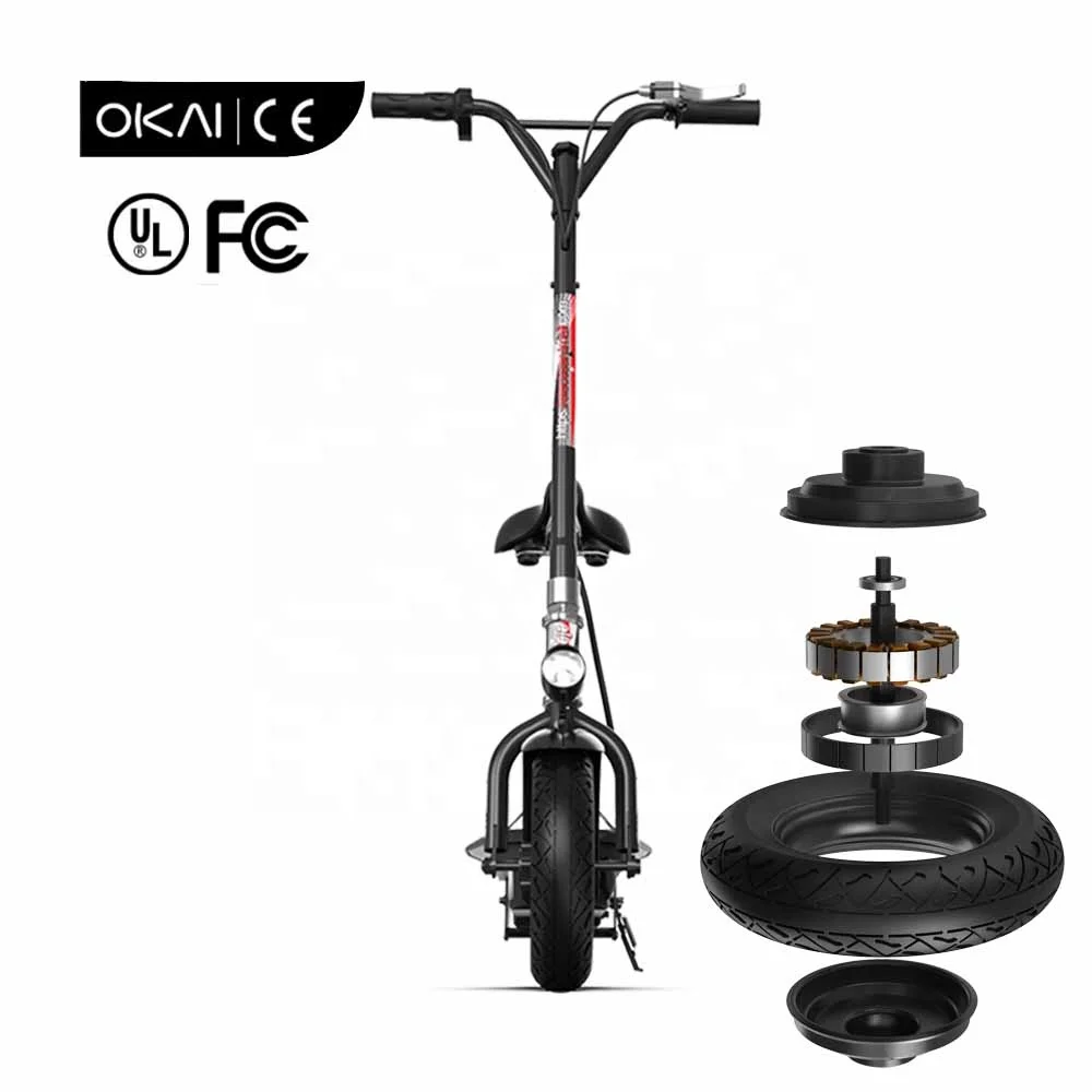 
EU US Warehouse 2021 DROPSHIP 300W 24V OKAI EVO UberScoot 2 Wheel Electric Scooter 