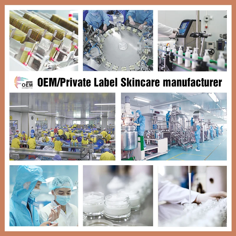 Custom Facial Calming Moisturizer Gel Cleanser Minimize Pores Face Serum Antioxidant Cream Skin Care Set Glow Smooth Skin Kit