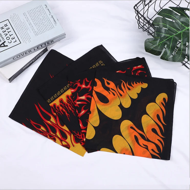 seamless disco chef bandana cap thick cat christmas breast cancer full head orange riding bandana