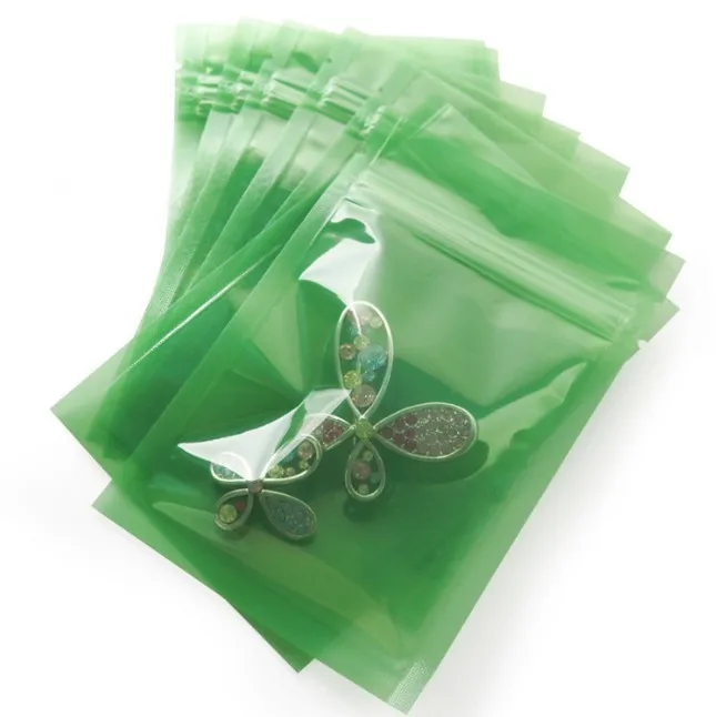 Colorful transparent lovely self-sealing bag fruit herbal tea snack bag