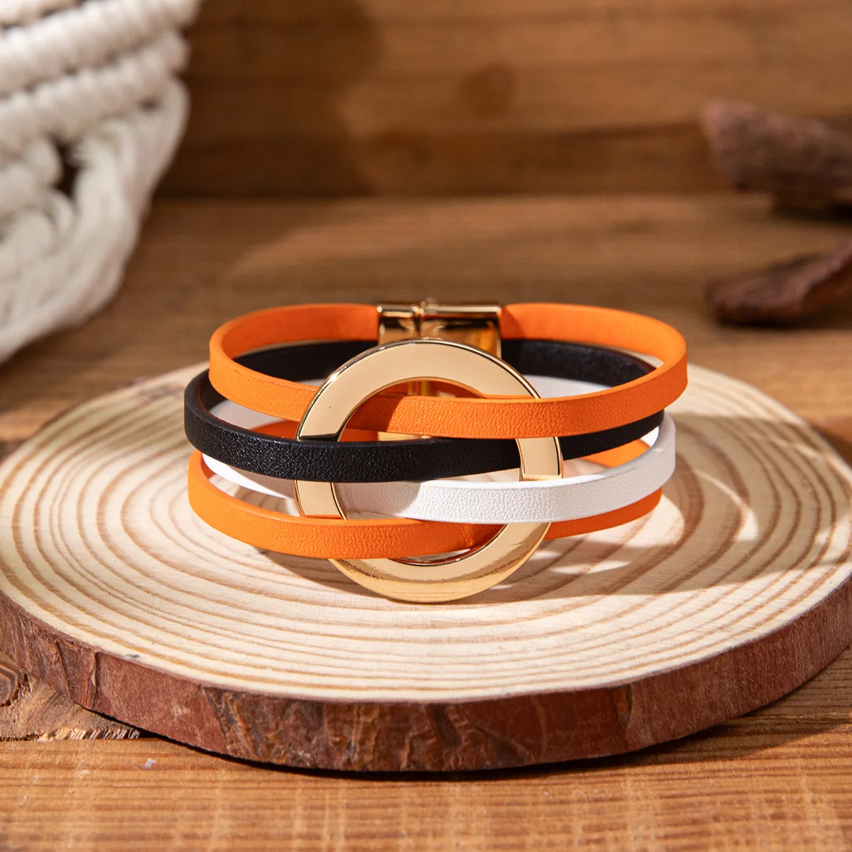 SEPT Personalized Wholesale Strap Leather Bracelet For Women Boho Handmade Multilayer Bracelets Jewelry