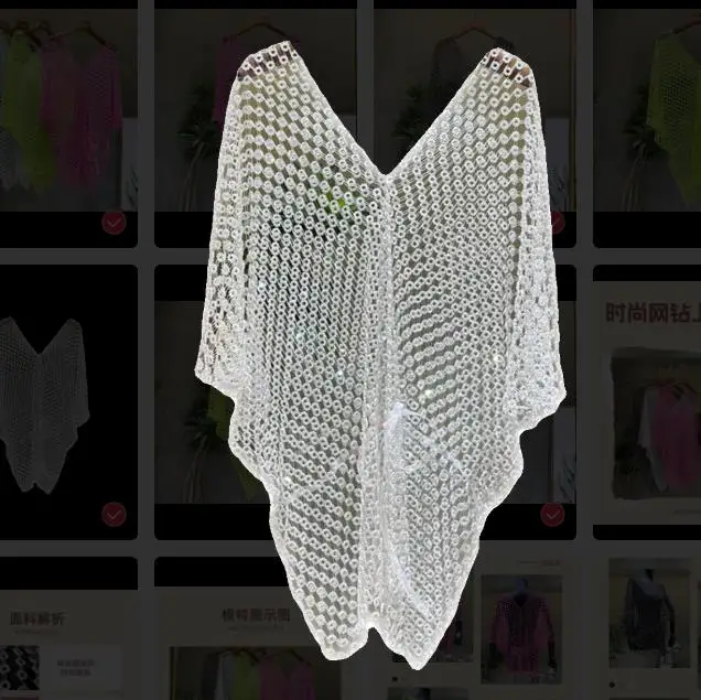 Fashion Batwing Sleeve Blouses for Women V Neck Luxury Waist Diamond Corset Top Female Irregular Solid Color Shirt