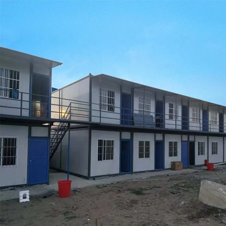 Simple living tiny house steel frame cabin prefabricated houses