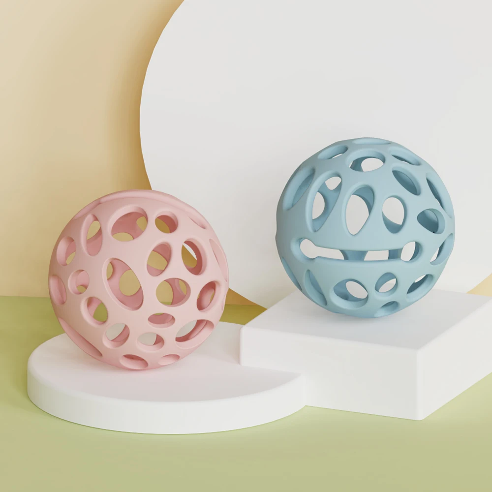 Manufacturer Wholesale Ball Teether Silicone Oball Teething Toys BPA Free Baby Teether Teething Balls