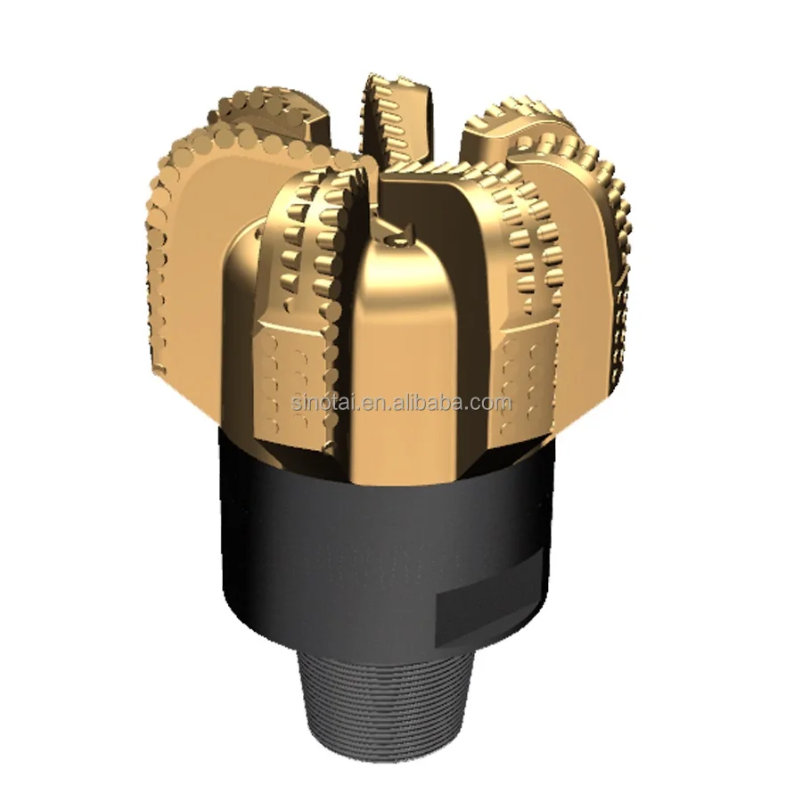new design wholesale drag bit 120mm with 5 alas  pdc drill bit   5 1/2 inch scrap Vietnam for oil drilling