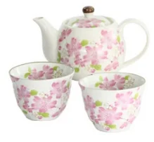 Japanese Delicate Beautiful Nordic Design Tea Sets With Teapot Porcelain