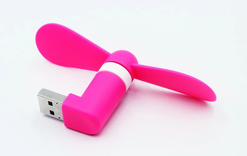 Portable 2 In 1 Mini soft phone Fan for iPhone for Android Micro Cooling USB mini fan Super Mute Silent cooling fan