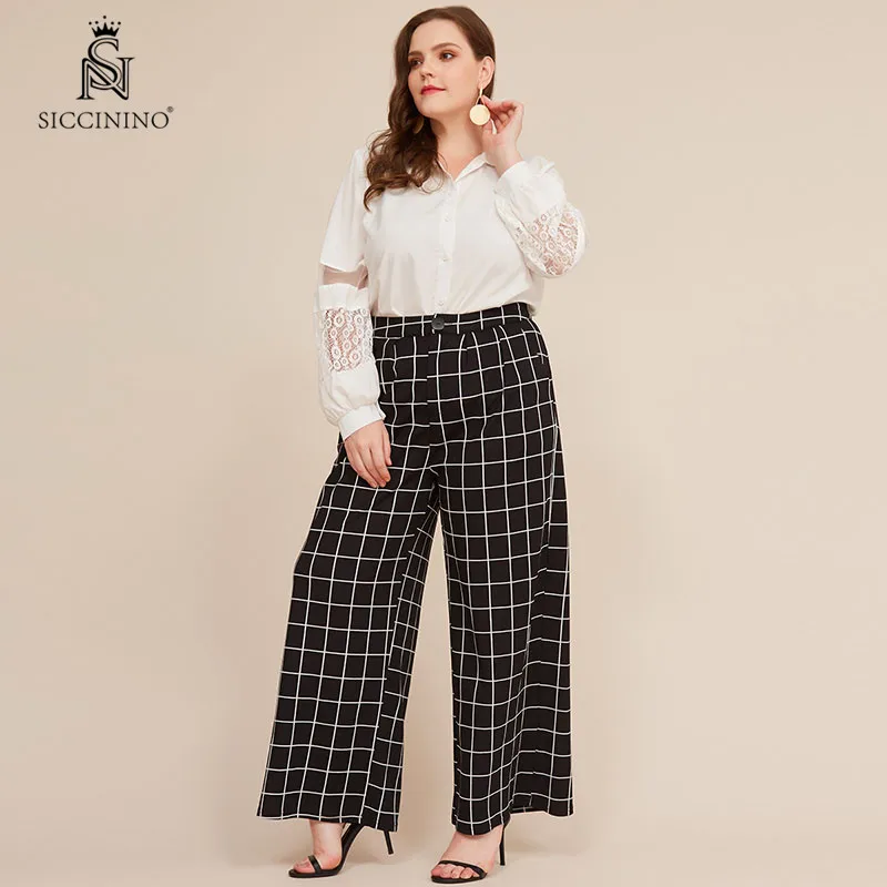 
Popular New design plus size pants Fall Clothing Wholesale for Autumn 2021 Plus Sized for women Clothing Pants Casual 