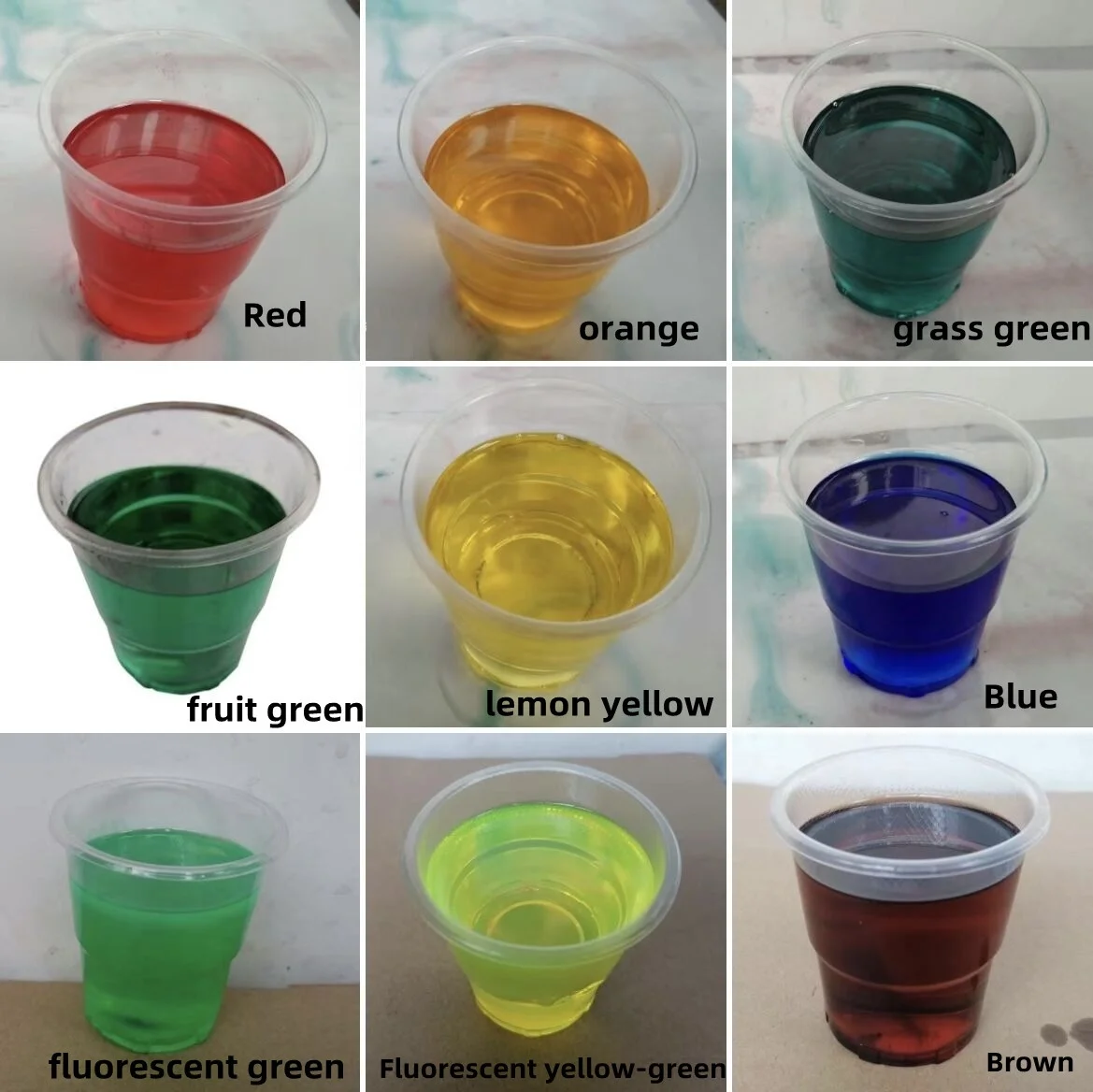 China Fluorescent yellow Green dye for diesel/fue