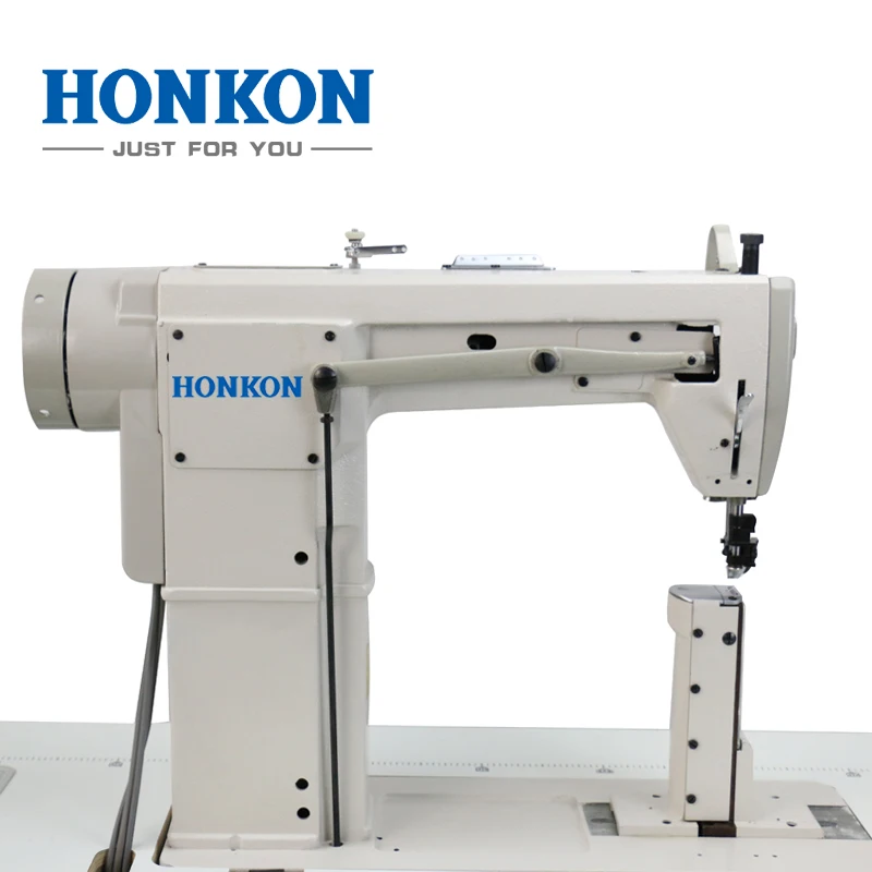 HK-810D Single or double needle post-bed suitable for Martin boots, leather shoes other materials shoes sewing machine