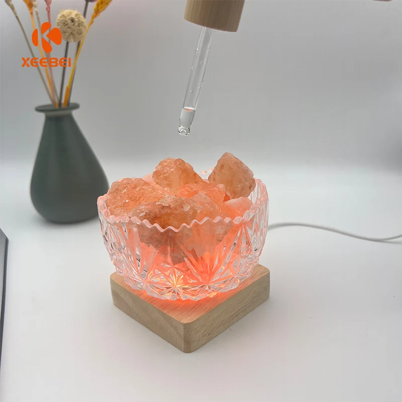 3D acrylic solid wood led Night Light Base Round and square Wooden Led lamp base USB Cable switch RGB night light