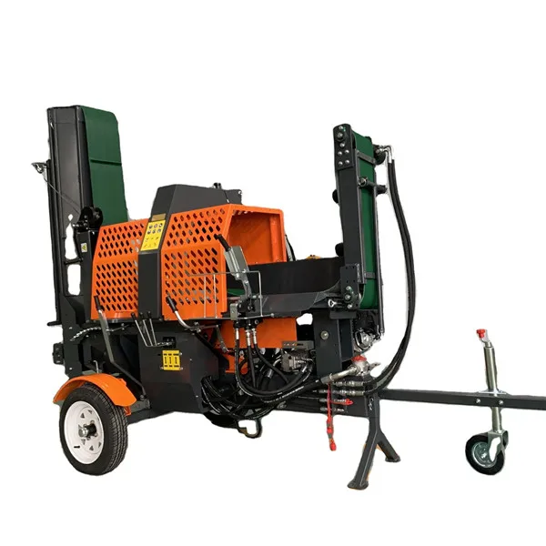 20ton Skid Steer / Gasoline /Electric / tractor forestry Wood Cutting Machine Log Splitter wood processor OEM supported