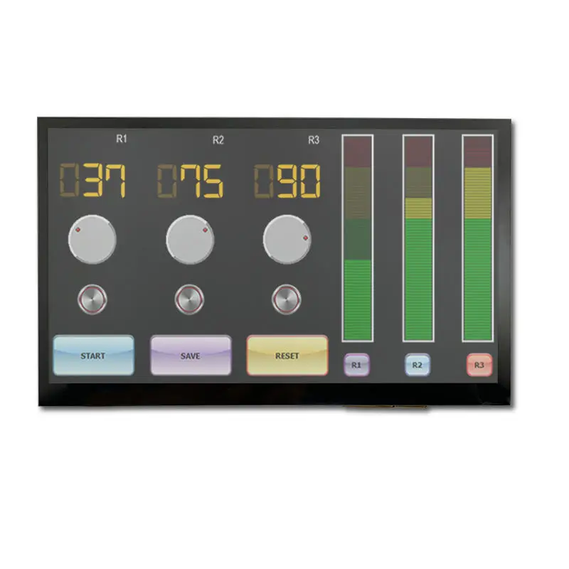 10.1 inch tft with capacitive touch panel 1280xRGBx800 tft lcd touch display panel with lvds interface