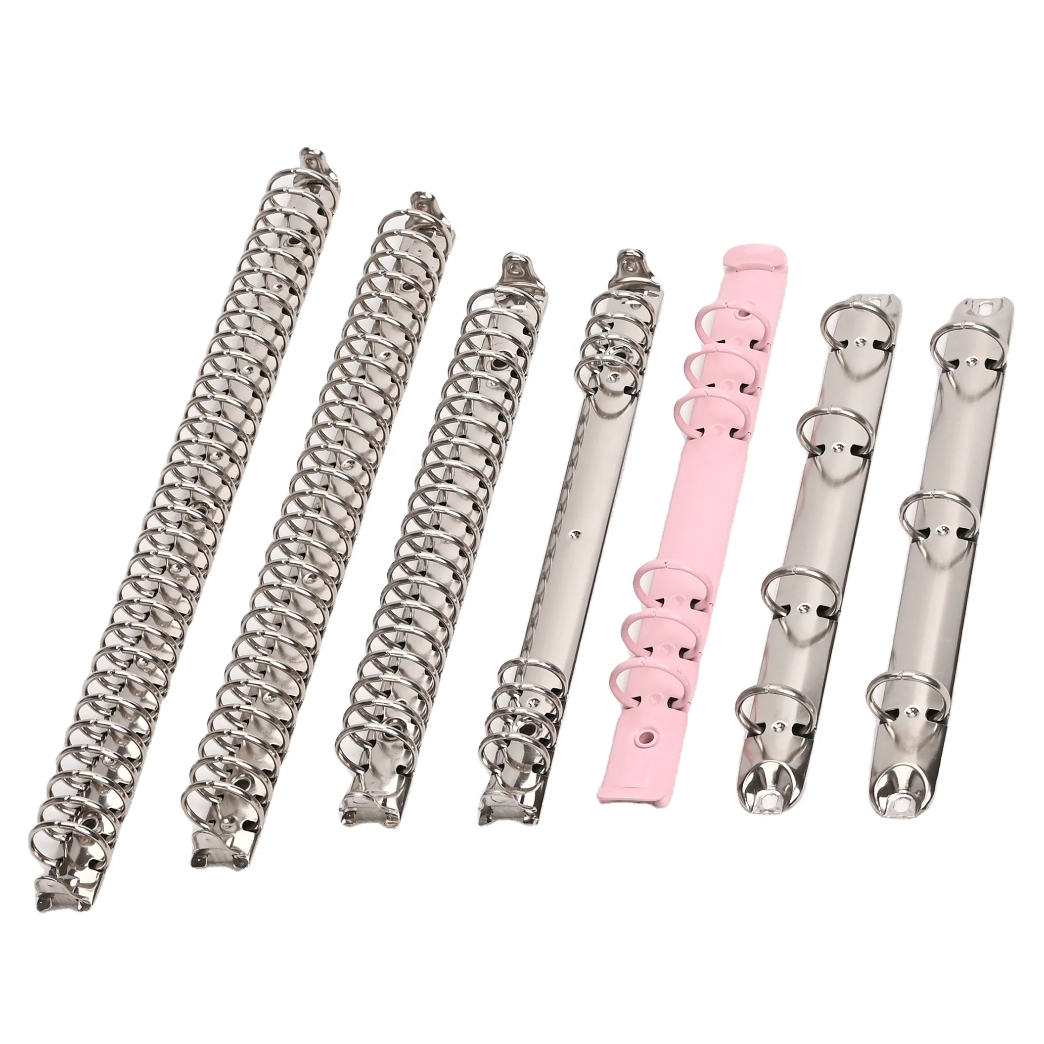 Wholesale High Quality Multi-sized Colorful O-Shaped 3 6 9 Ring Binder with Switch Loose Leaf Binder Clip For Budget Binder