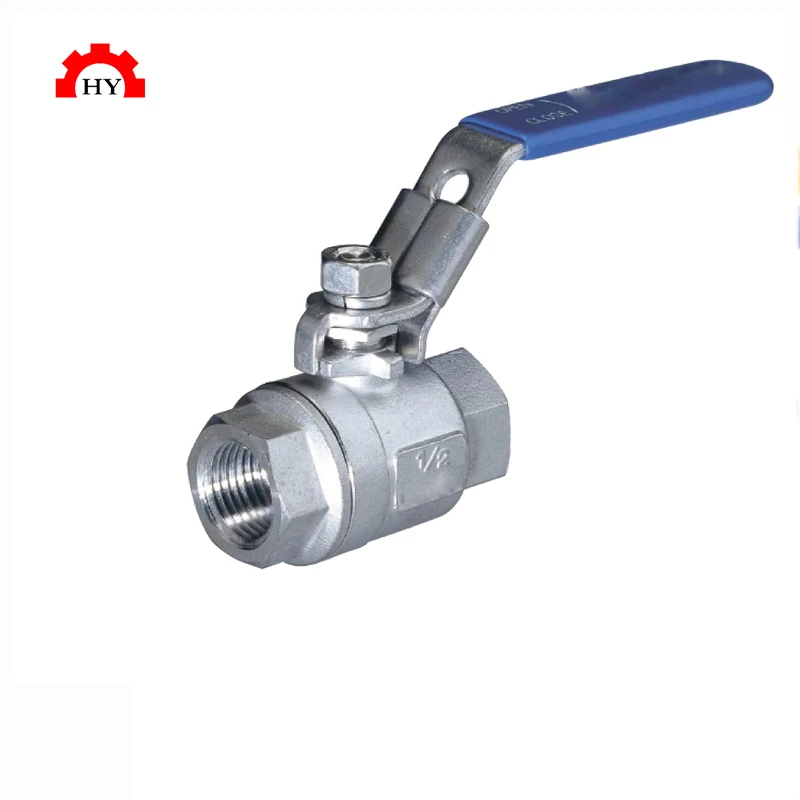factory direct sale ball valve high quality Stainless Steel High platform 3 piece Female Threaded ball