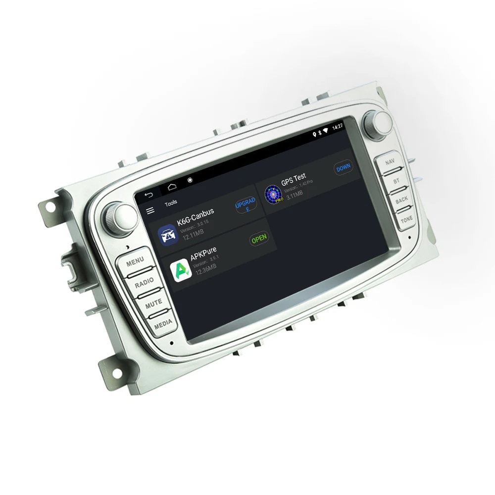 HT-8007 7-дюймовый GPS навигация мультимедийное радио помощи при парковке Android 10 машинный Dvd проигрыватель для