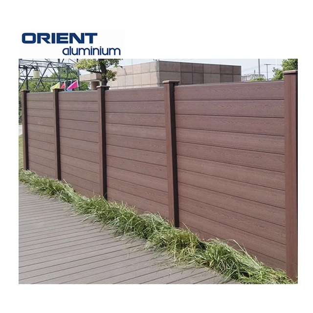 Latest Privacy Aluminium Screen Fence For House Wooden Plastic Compose Teak Batten Panels Exterior Hamptons Black 8 FT