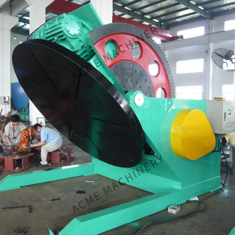 Heavy Duty Turntable Axis Load Welding Positioner Turntable For Welding Systems