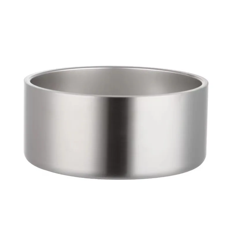 Stainless Steel Dog Bowl Cats Pet Food Water Dish Feeding for Large Medium Small Breed Dogs