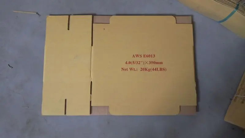 2.5mm Welding Electrodes Welding Rod Bridge Brand Quality Carbon Steel Factory Supplies Golden AWS E6013 E7018 AWS Standards