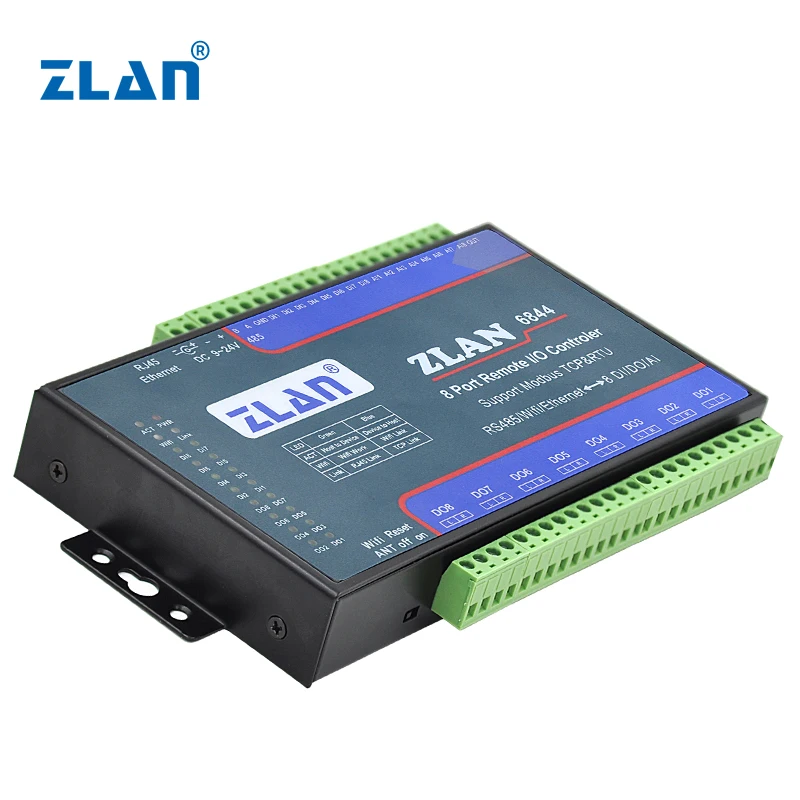 wifi remote control 8 channels DI DO IoT solution MQTT modbus TCP