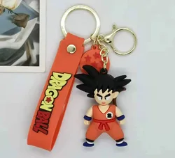 2022 Hot Sell Manufacturer Anime Figures Rubber Keychain Pvc Dragon Ball Letter Keychain