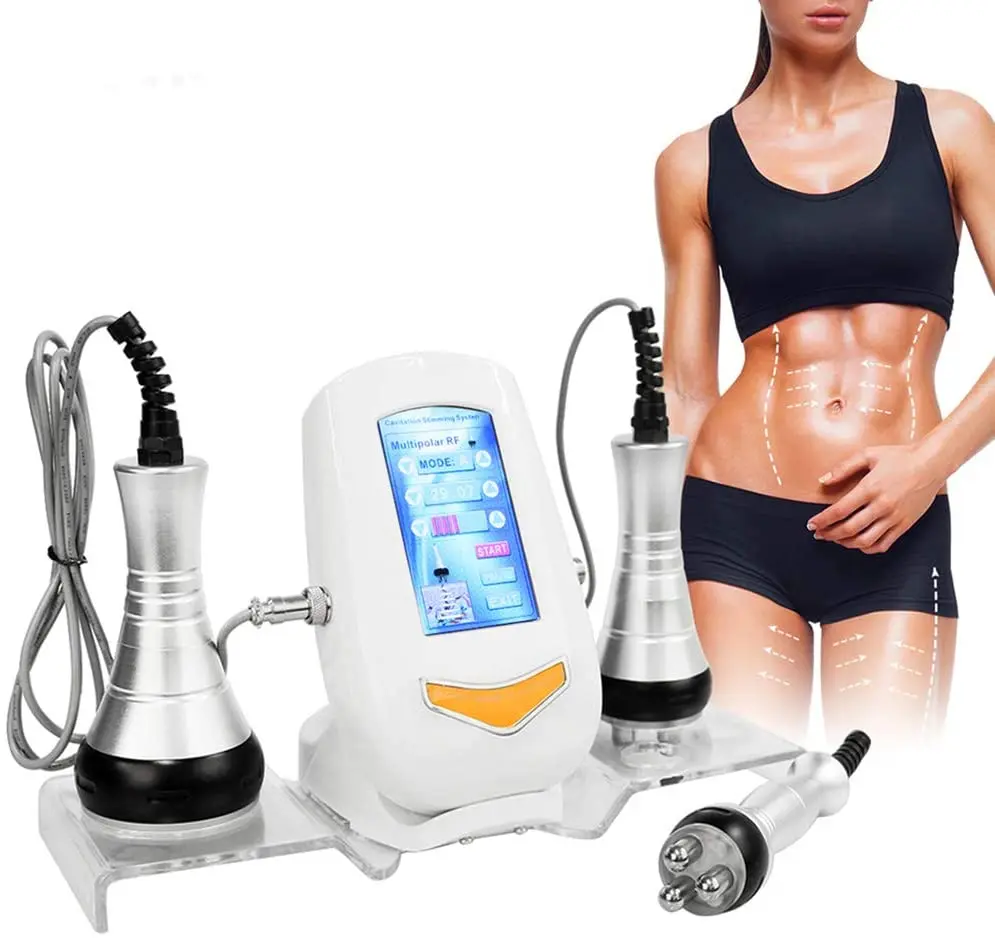 Factory price 3 In 1 Ultrasonic Rf Fat Loss Body Slimming Vacuum Cavitation System 40k Cavitation Machine
