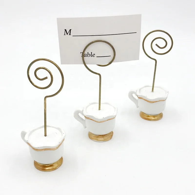 Прямая продажа с фабрики, 10 шт./лот, украшения для свадебной вечеринки, держатели для заварочных и чашек, держатели для карт, подарочные сувениры для свадебного возврата