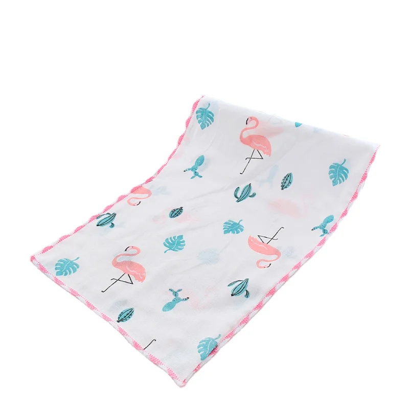 Оптовая продажа от производителя, изысканная технология, детское Марлевое кружевное полотенце из 100% хлопка, детское слюнявчее полотенце, Детская бандана, нагрудник