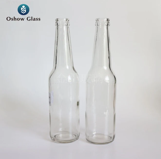 Wholesale Black Empty Cheap Price 330ml 33cl 12oz Soda Juice Clear Glass Beer Bottle