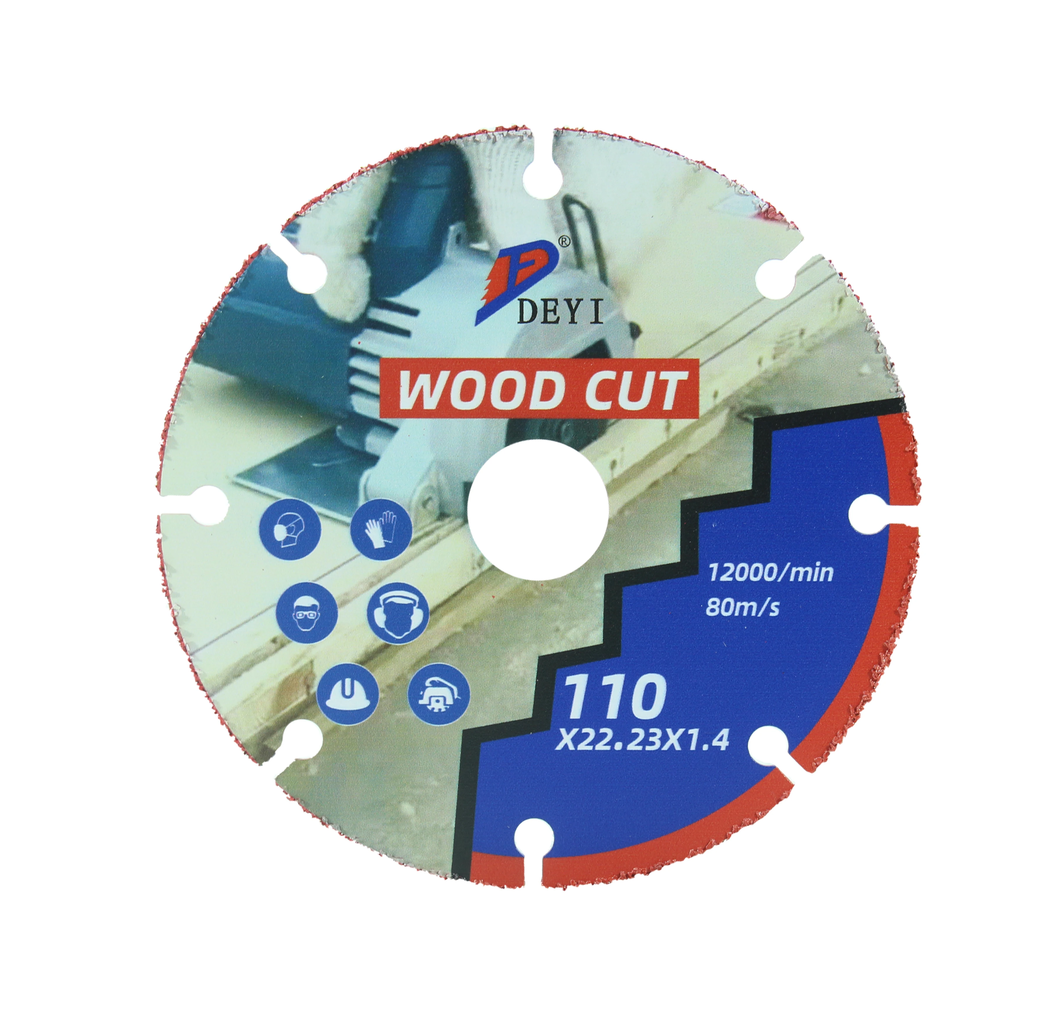 Customizable OEM Alloy 150mm Diameter Circular Saw Blade 115mm Size 2mm Thickness Welded Process Wood Cutting Woodworking