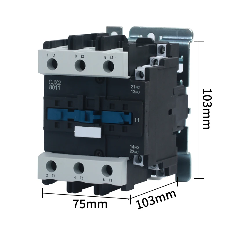 Wholesale Price Cjx2-8011 AC contactor 380V220V110V36V24V 80A silver point contactor  ac