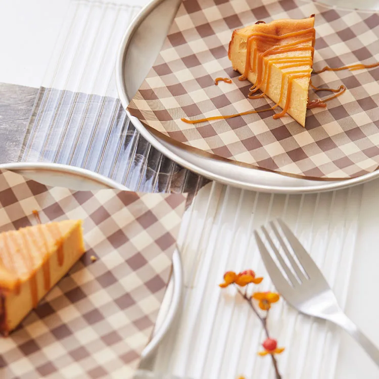 Baking Oil Absorbing Paper Coffee Shop Restaurant Supplies Meal Tray Pads