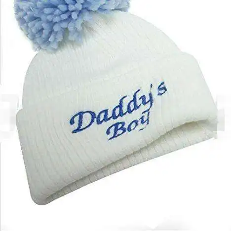 Wholesale Custom  Infant Toddler Warm Winter Beanie Hat 0-12 Months Girl  Baby