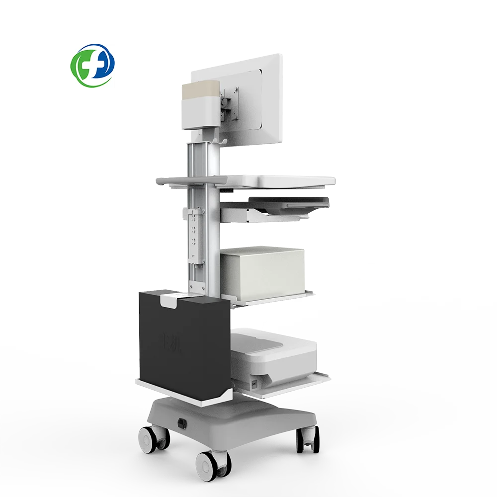 computer cart with drawer remote monitoring cart intelligent telemedicine cart