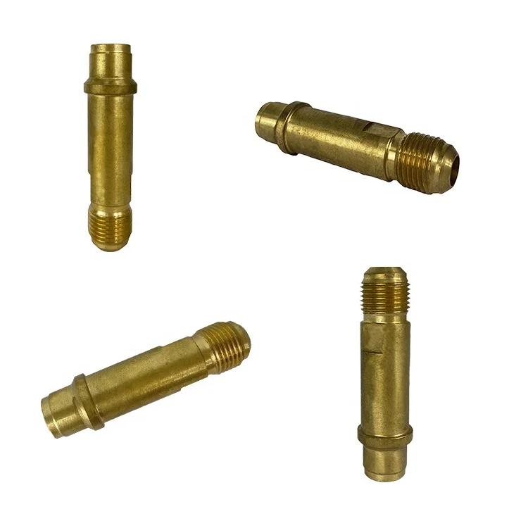 All Thread Male Brass Copper Fit Accessories Sanitary Coupling Fittings Square Cylinder Connector